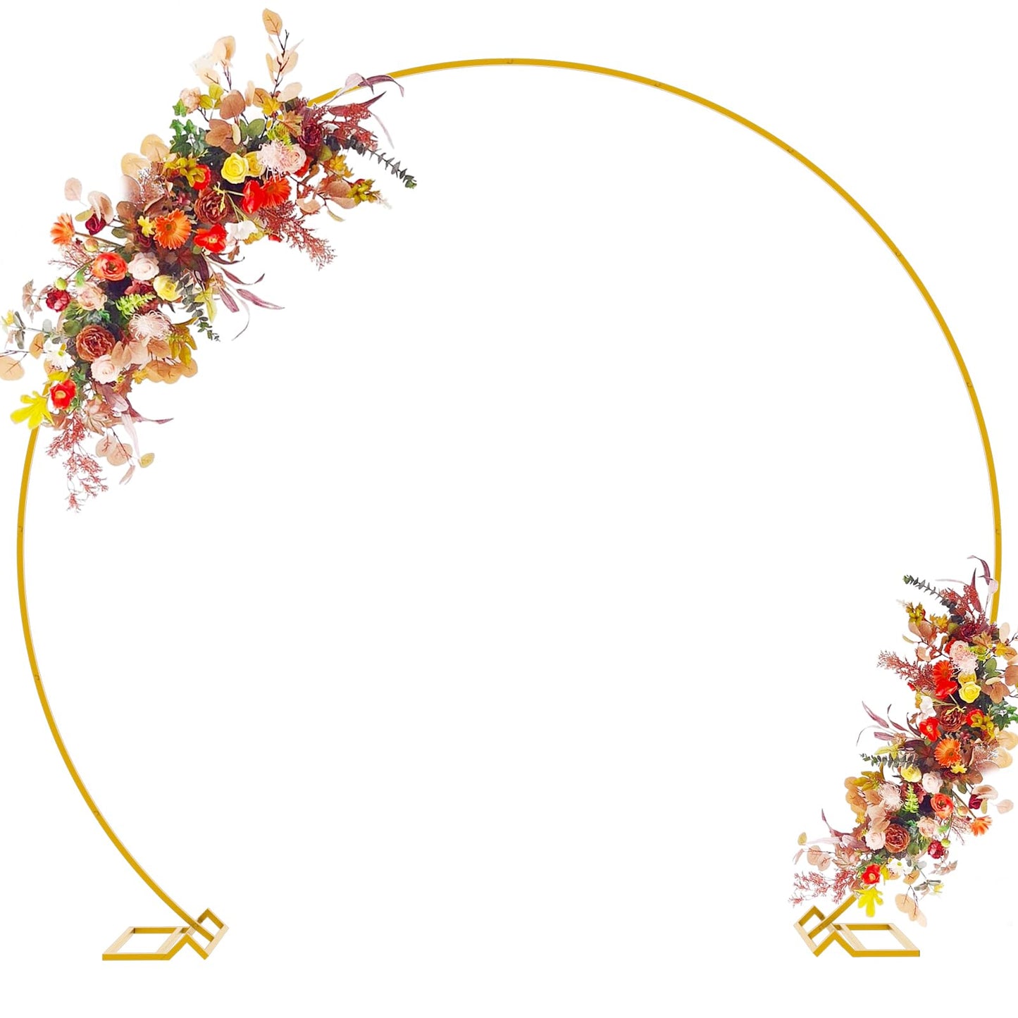 Round Metal Wedding Arch Backdrop Frame for Party Decorations