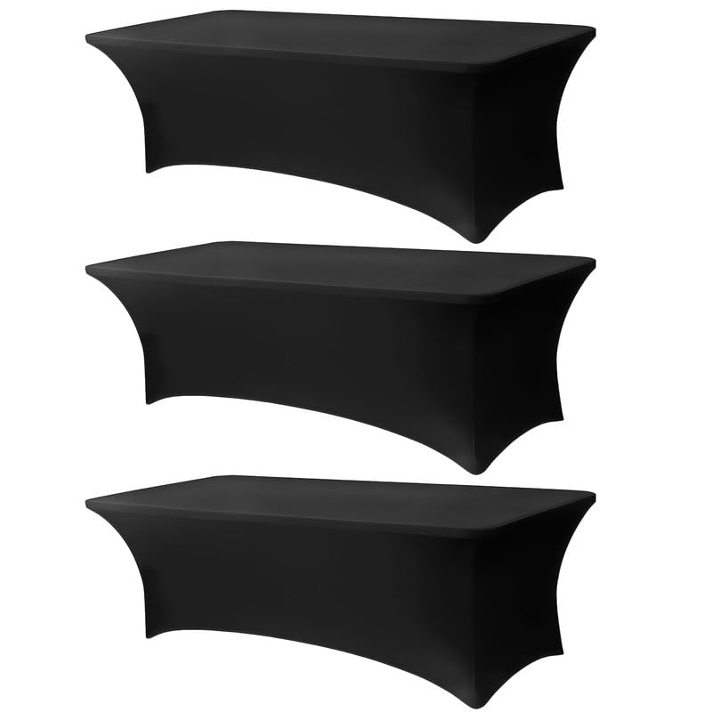 Stretch Fitted Table Cover for Party and Event Decorations