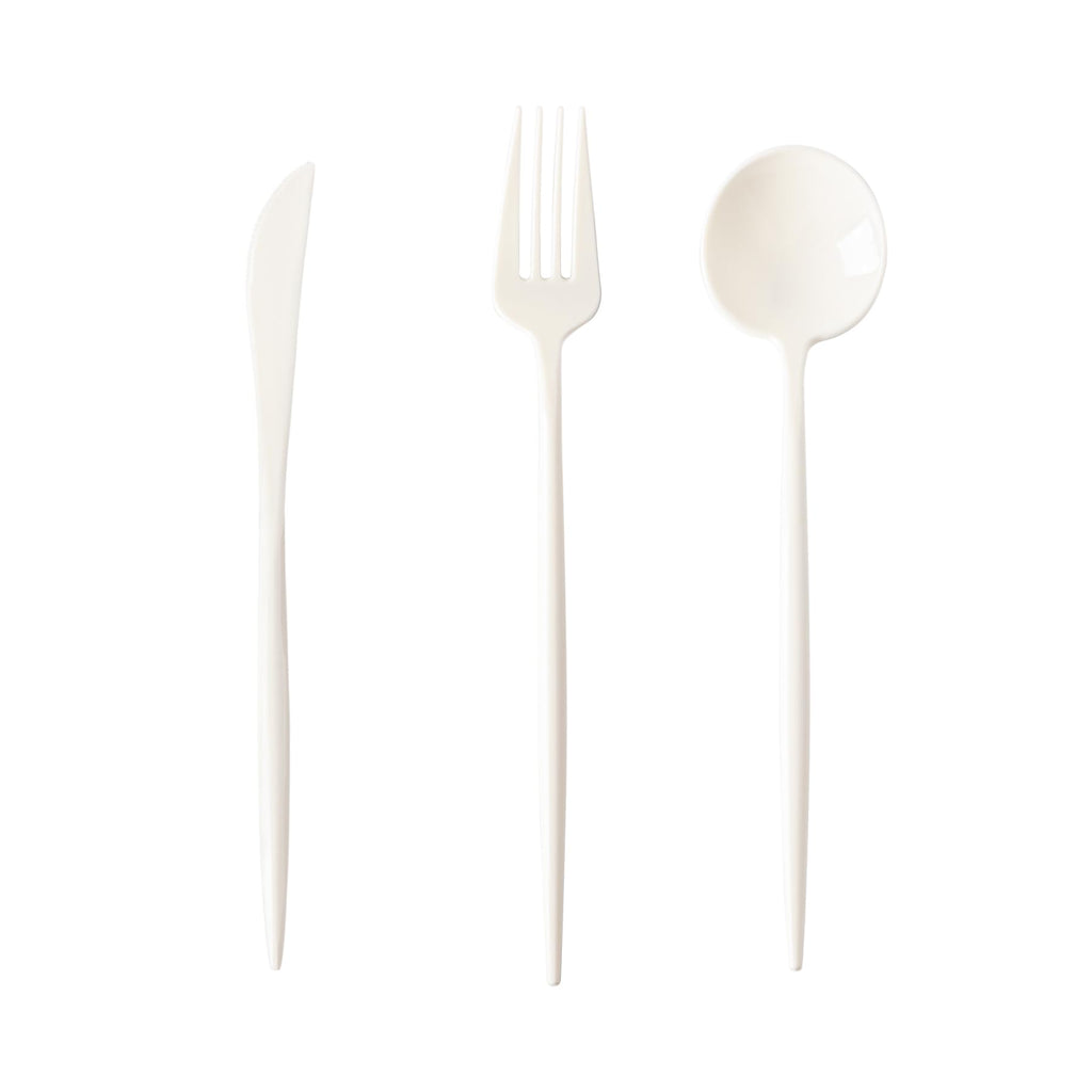 Fabulous Party 150PCS Gold Plastic Silverware