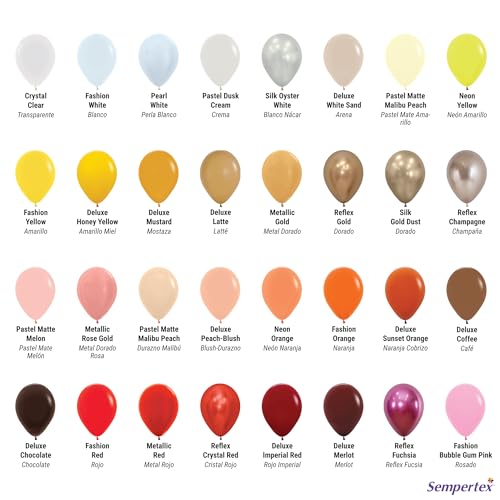 Sempertex Round Pastel Matte Blue Balloons, Latex, 5 Inch, 50 Pcs