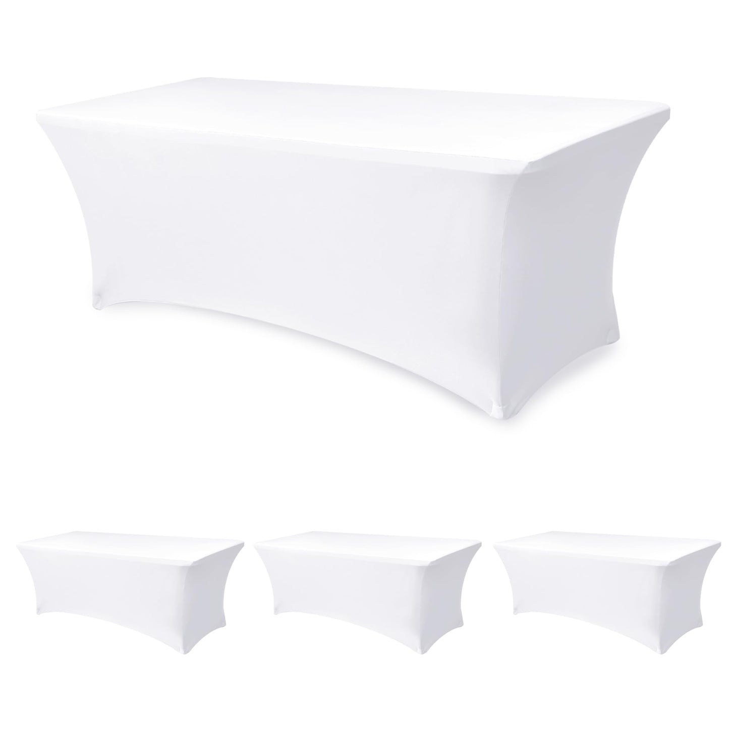 Spandex Table Cloths for Rectangle Tables-Fitted Stretch Table Cover