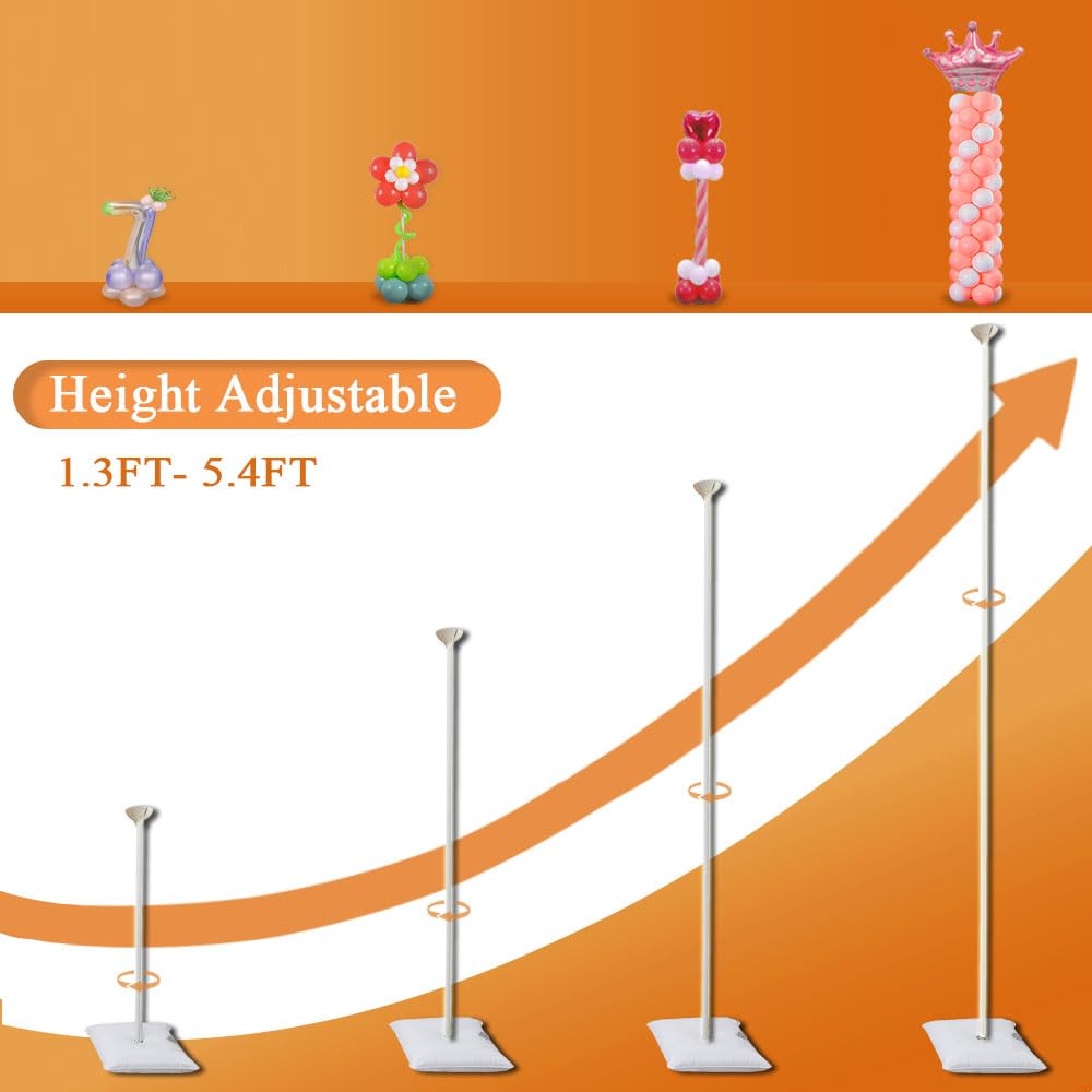 Metal Balloon Arch Stand Kit with Weighted Base for Party Decor