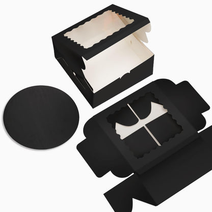 Cake Boxes with Window for Bakery and Party Desserts