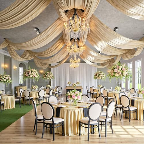 leegleri Ceiling Drapes for Weddings Parties
