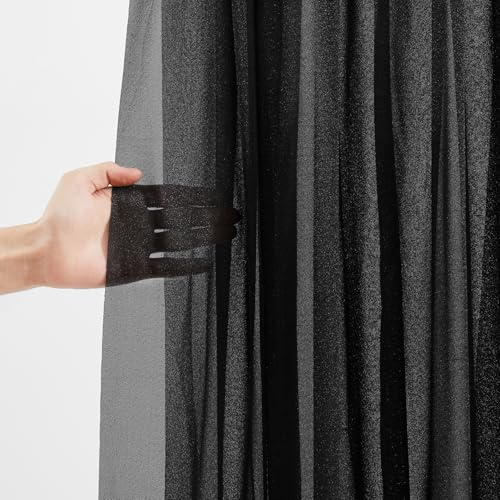 Sheer Wedding Arch Draping Fabric Curtains for Ceremony and Party Decor