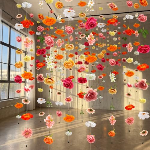 Artificial Wildflower Garland Hanging Vines for Wedding and Party Decor