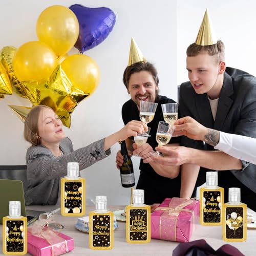 Mini Hand Sanitizer Party Favors with Inspirational Labels for Gifts