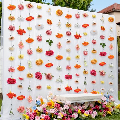 Artificial Wildflower Garland Hanging Vines for Wedding and Party Decor