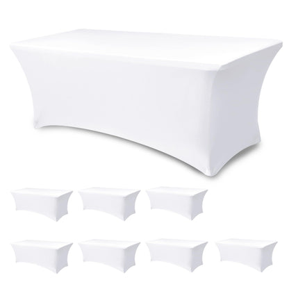 Spandex Table Cloths for Rectangle Tables-Fitted Stretch Table Cover