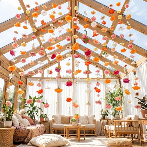 Artificial Wildflower Garland Hanging Vines for Wedding and Party Decor
