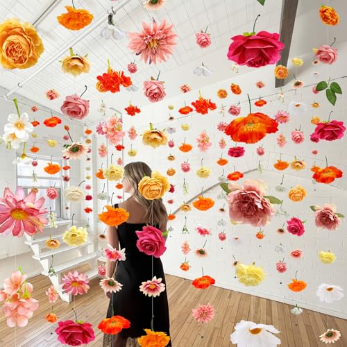 Artificial Wildflower Garland Hanging Vines for Wedding and Party Decor