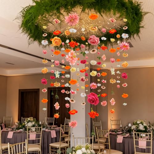 Artificial Wildflower Garland Hanging Vines for Wedding and Party Decor