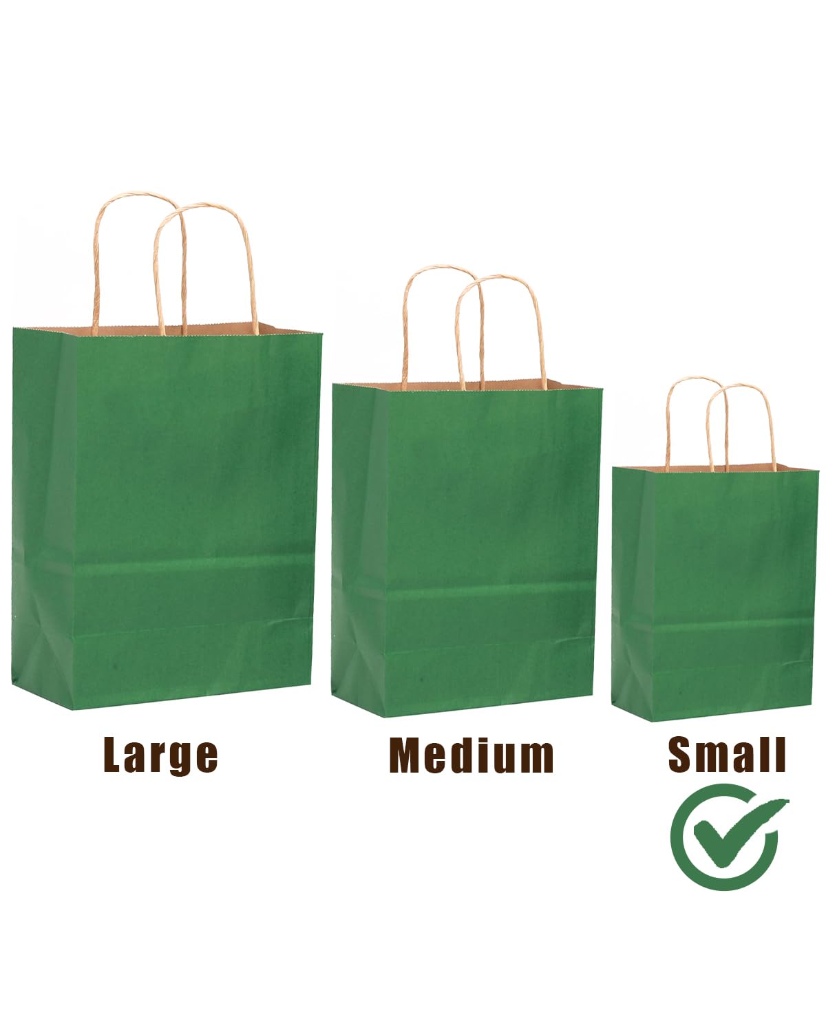 Kraft Gift Bags with Handles for Party Favors and Events