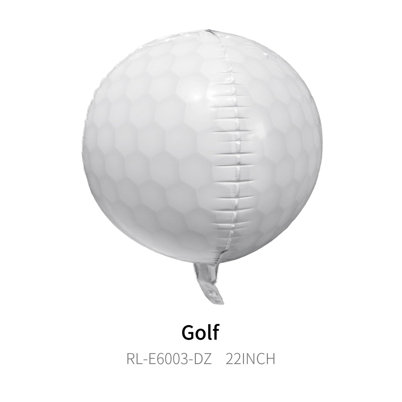 4D Golf Ball Foil Balloons for Sports Theme Party Decor