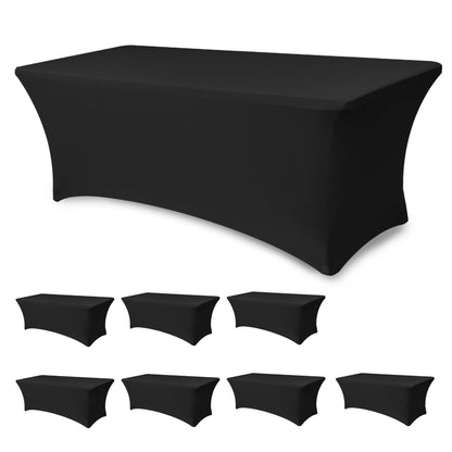 Spandex Table Cloths for Rectangle Tables-Fitted Stretch Table Cover