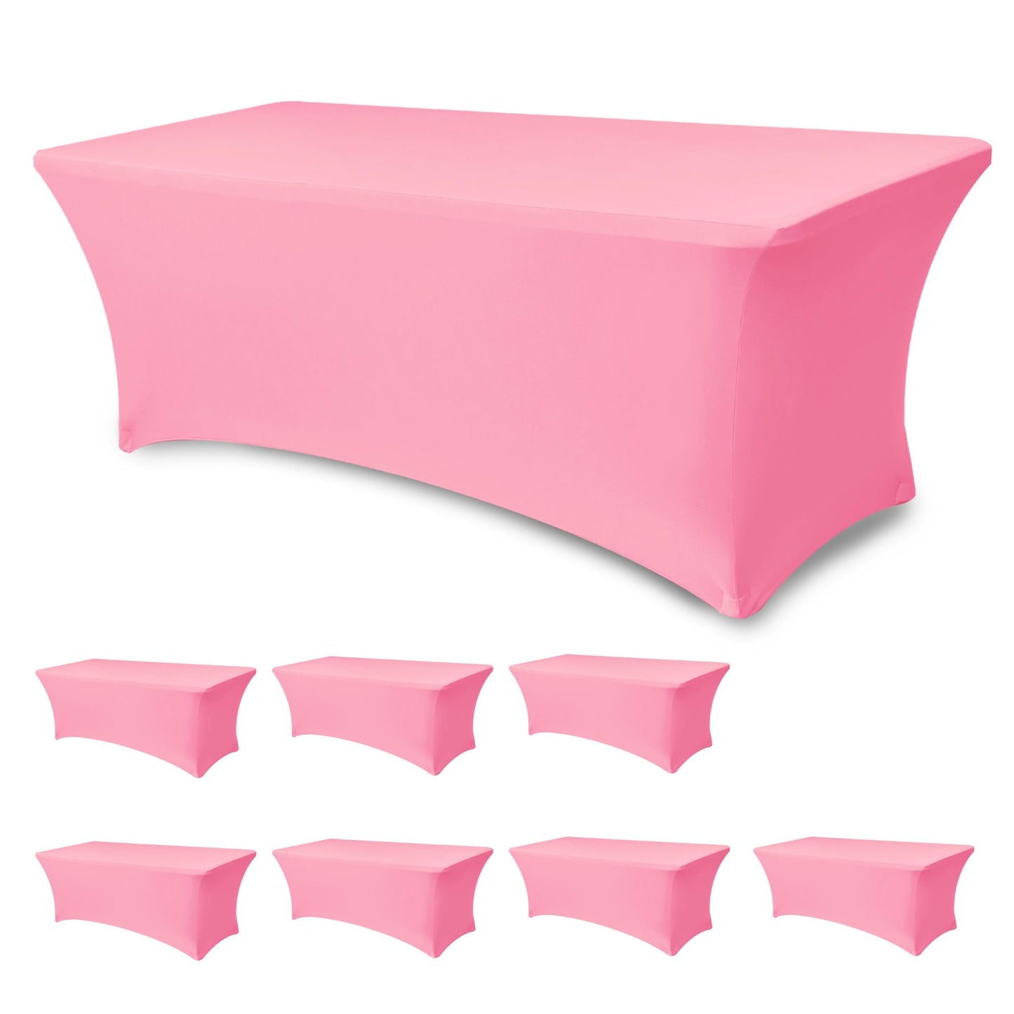Spandex Table Cloths for Rectangle Tables-Fitted Stretch Table Cover
