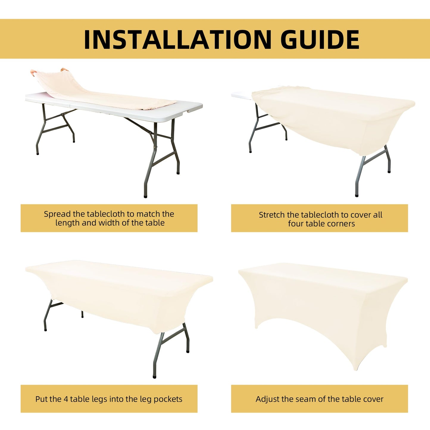 ZarzaaSik Spandex Tablecover