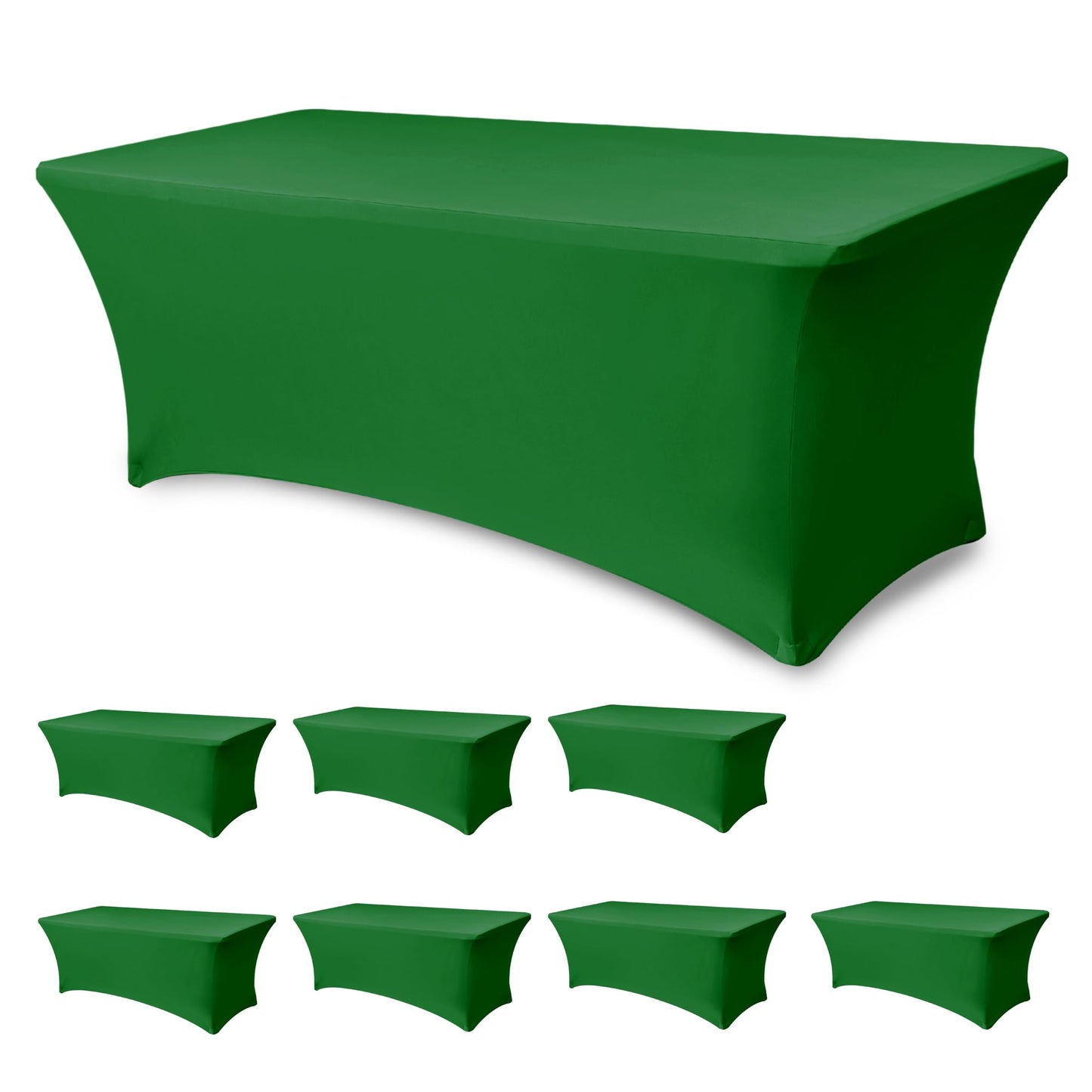 Spandex Table Cloths for Rectangle Tables-Fitted Stretch Table Cover