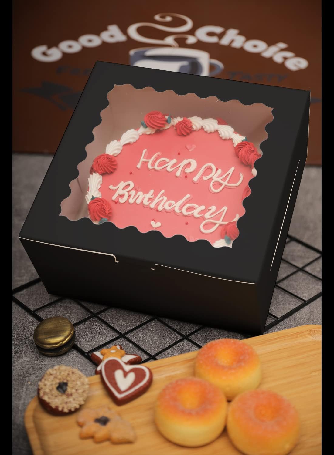 Cake Boxes with Window for Bakery and Party Desserts