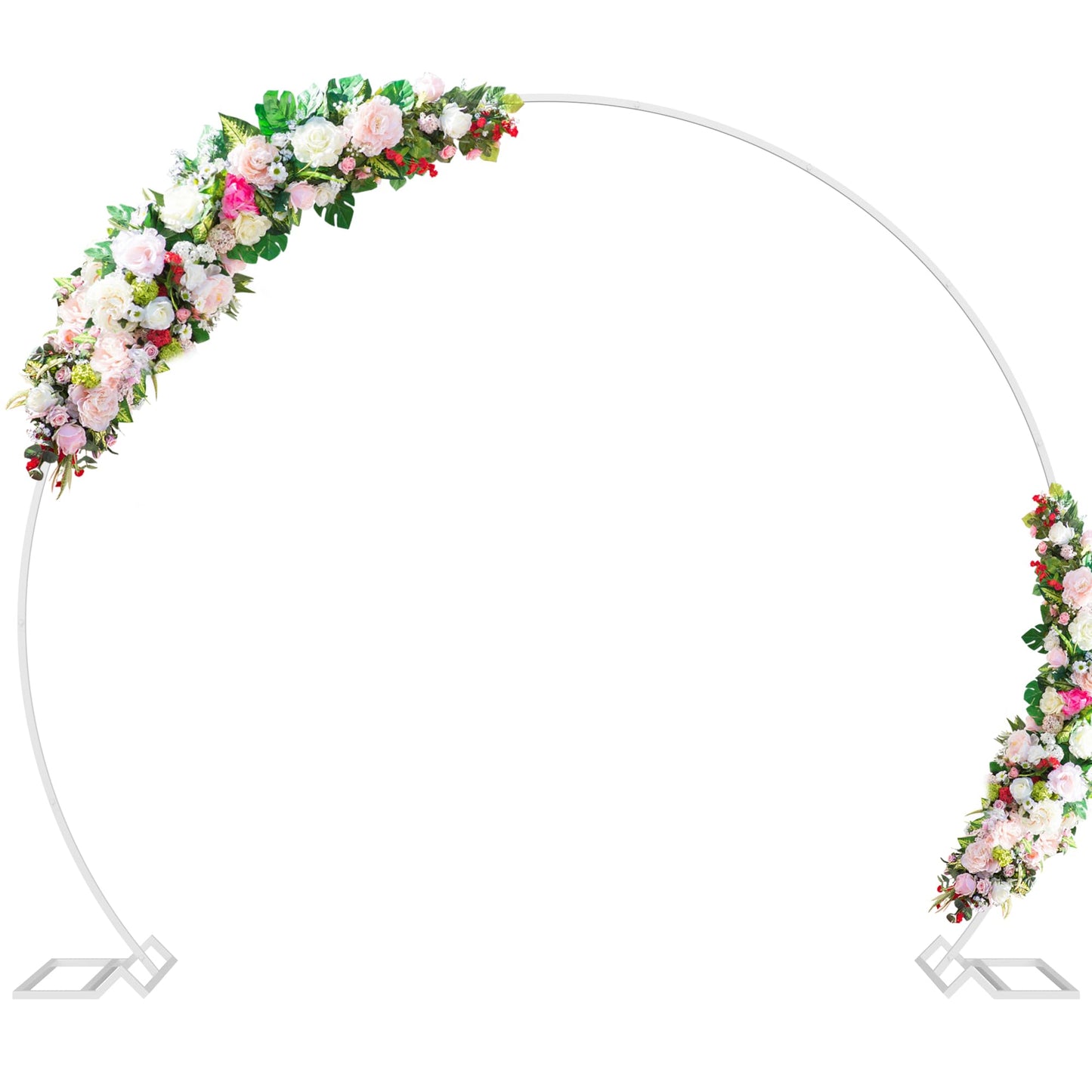 Round Balloon Arch Backdrop Stand for Wedding and Party Decor
