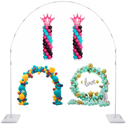 Adjustable Round Balloon Arch Stand Kit for Wedding and Party Decor