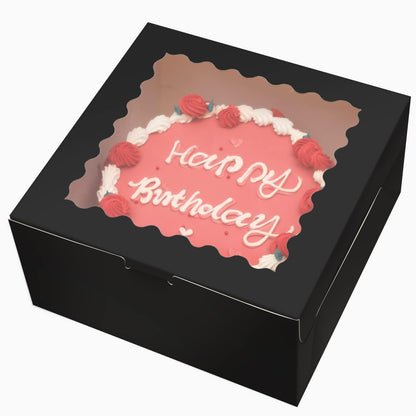Cake Boxes with Window for Bakery and Party Desserts