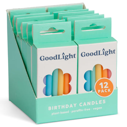 Vegan Birthday Candles for Cakes and Party Celebrations