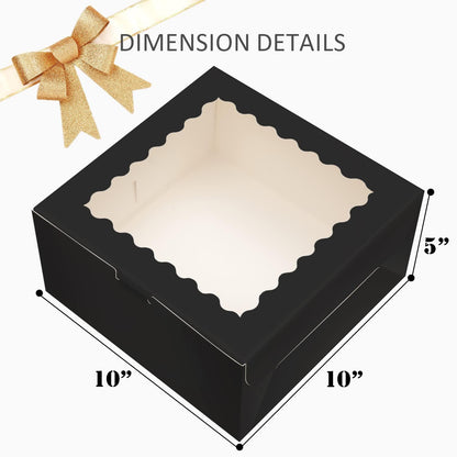 Cake Boxes with Window for Bakery and Party Desserts