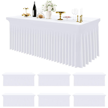Stretch Fitted Tablecloth for Wedding, Banquet and Party Events