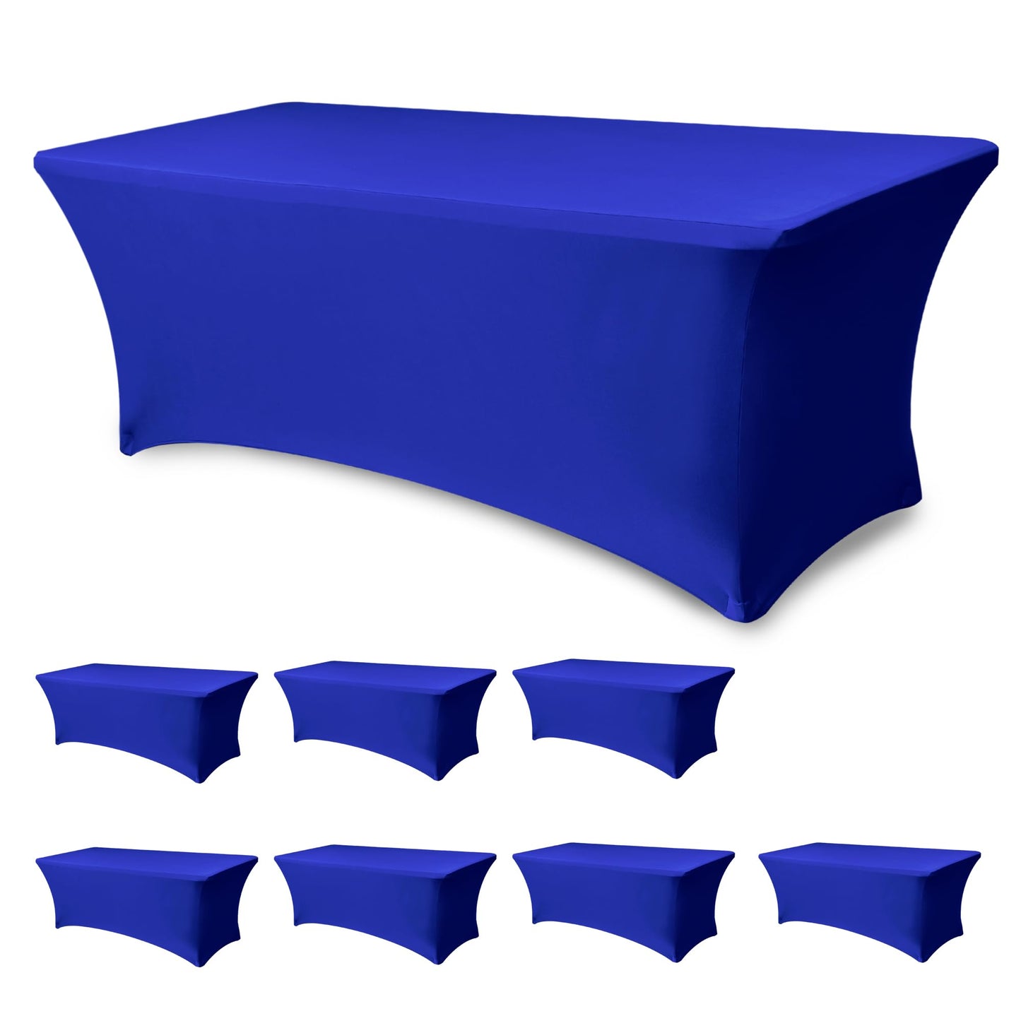 Spandex Table Cloths for Rectangle Tables-Fitted Stretch Table Cover