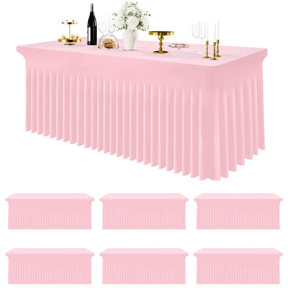 Stretch Fitted Tablecloth for Wedding, Banquet and Party Events
