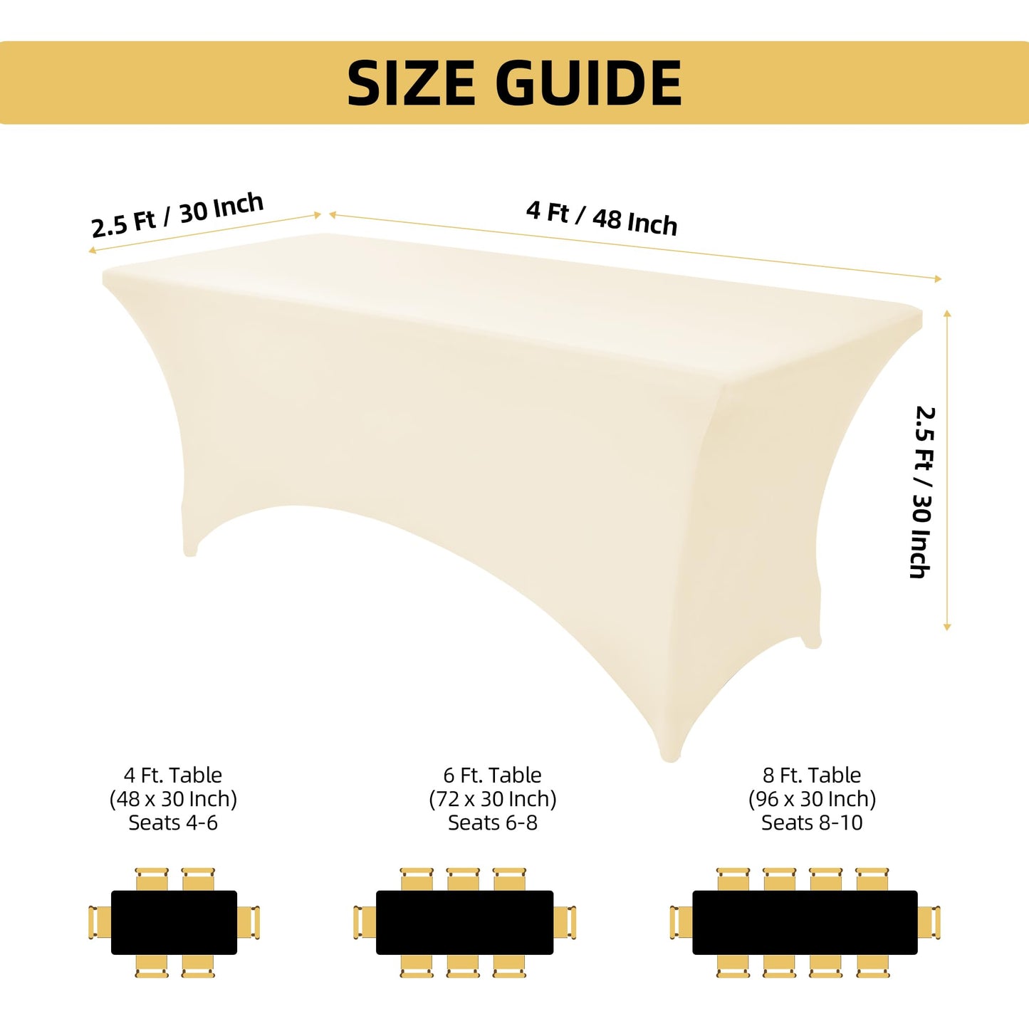 ZarzaaSik Spandex Tablecover