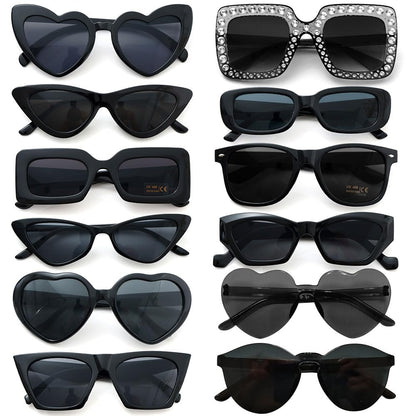 Dwenarry Party Sunglasses Bulk Funky Glasses Party Favor for Women 8/12Pack