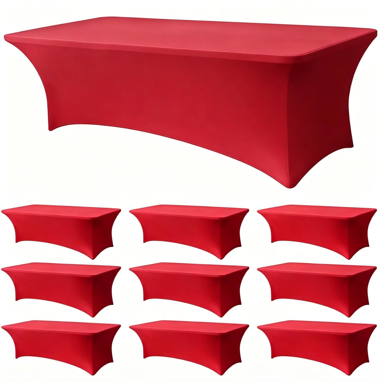 Stretch Fitted Table Cover for Party and Event Decorations
