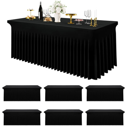 Stretch Fitted Tablecloth for Wedding, Banquet and Party Events