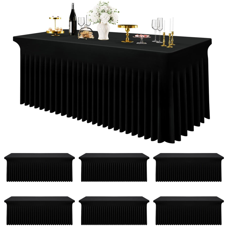 Stretch Fitted Tablecloth for Wedding, Banquet and Party Events