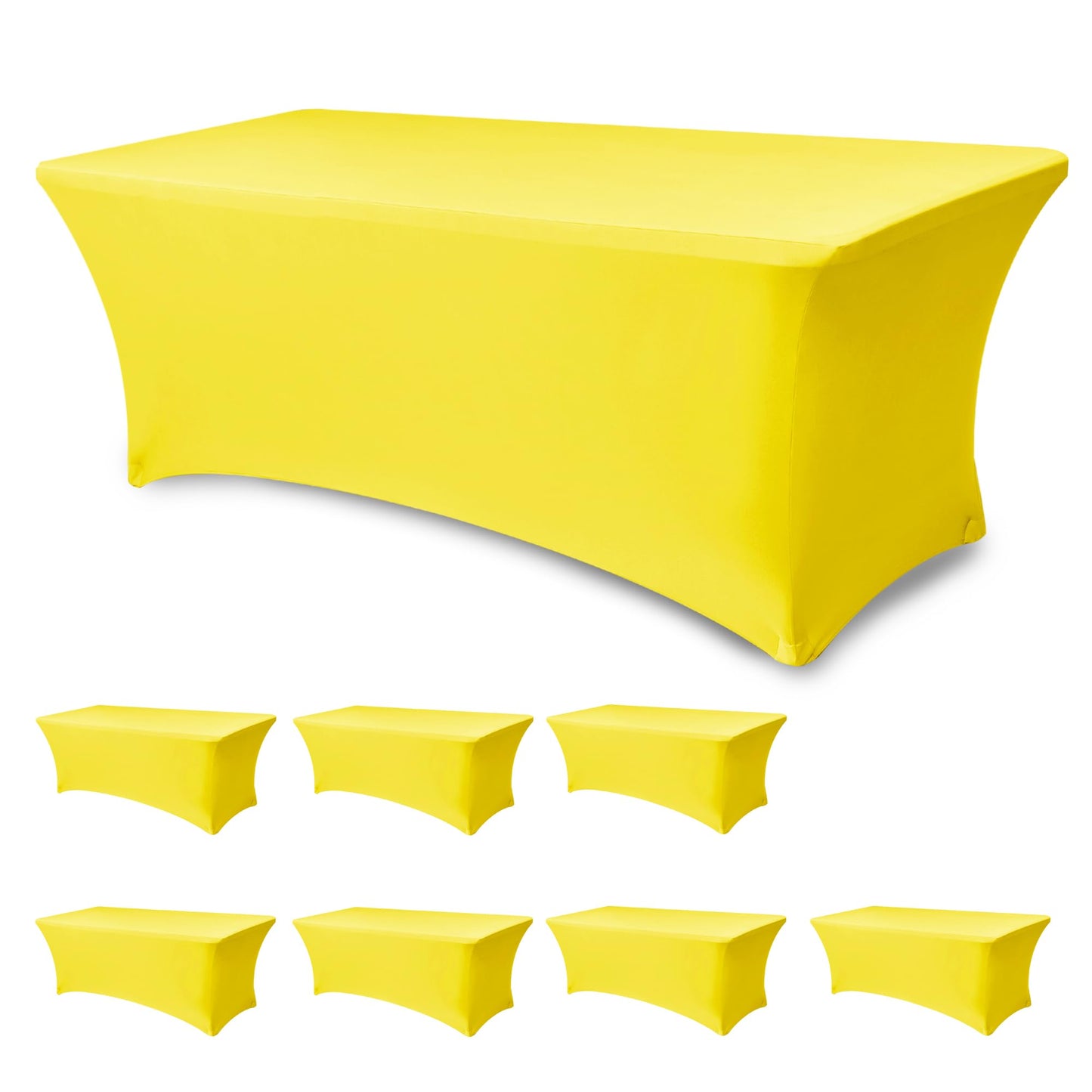 Spandex Table Cloths for Rectangle Tables-Fitted Stretch Table Cover