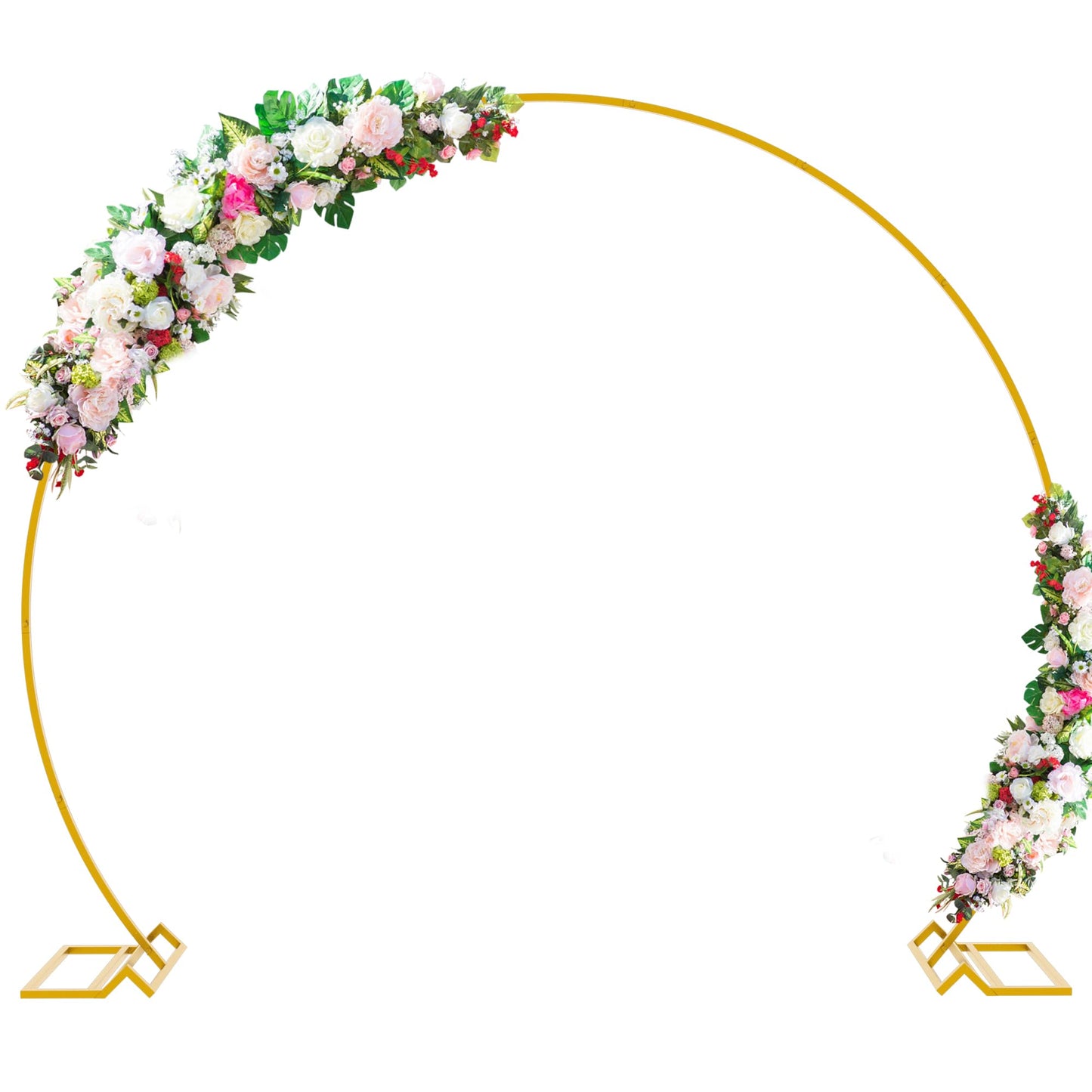 Round Balloon Arch Backdrop Stand for Wedding and Party Decor
