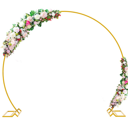 Round Balloon Arch Backdrop Stand for Wedding and Party Decor