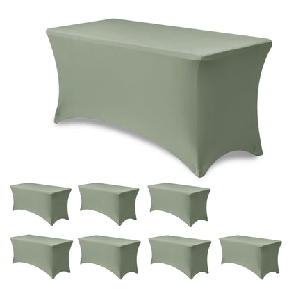Spandex Table Cloths for Rectangle Tables-Fitted Stretch Table Cover