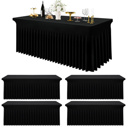 Stretch Fitted Tablecloth for Wedding, Banquet and Party Events
