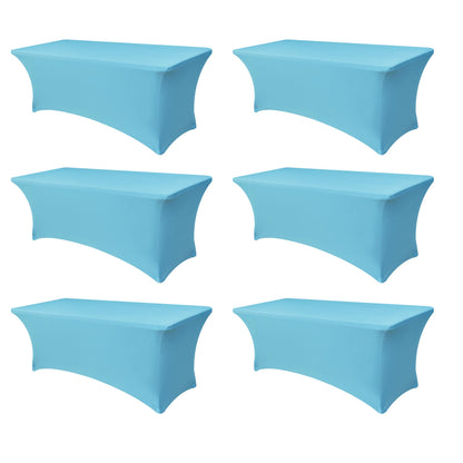 Spandex Table Cloths for Rectangle Tables-Fitted Stretch Table Cover