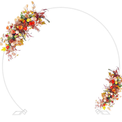 Round Metal Wedding Arch Backdrop Frame for Party Decorations