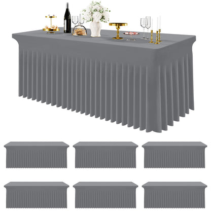 Stretch Fitted Tablecloth for Wedding, Banquet and Party Events