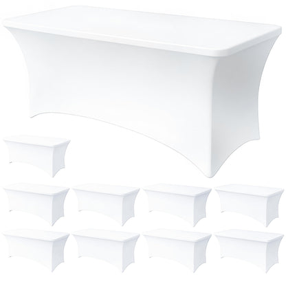 Stretch Fitted Table Cover for Party and Event Decorations