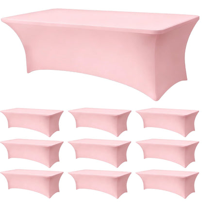 Stretch Fitted Table Cover for Party and Event Decorations