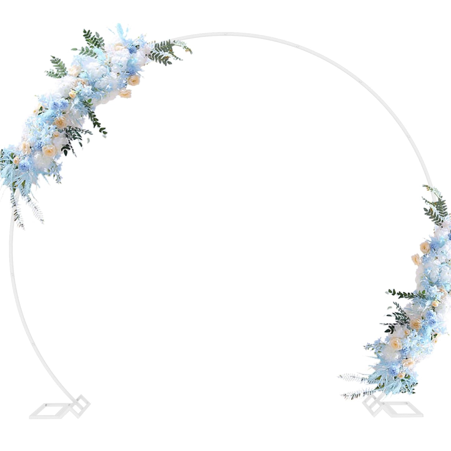 Gold Round Wedding Arch Backdrop Stand for Floral and Party Decor