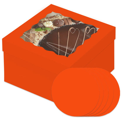 Cake Boxes with Window for Bakery and Party Desserts