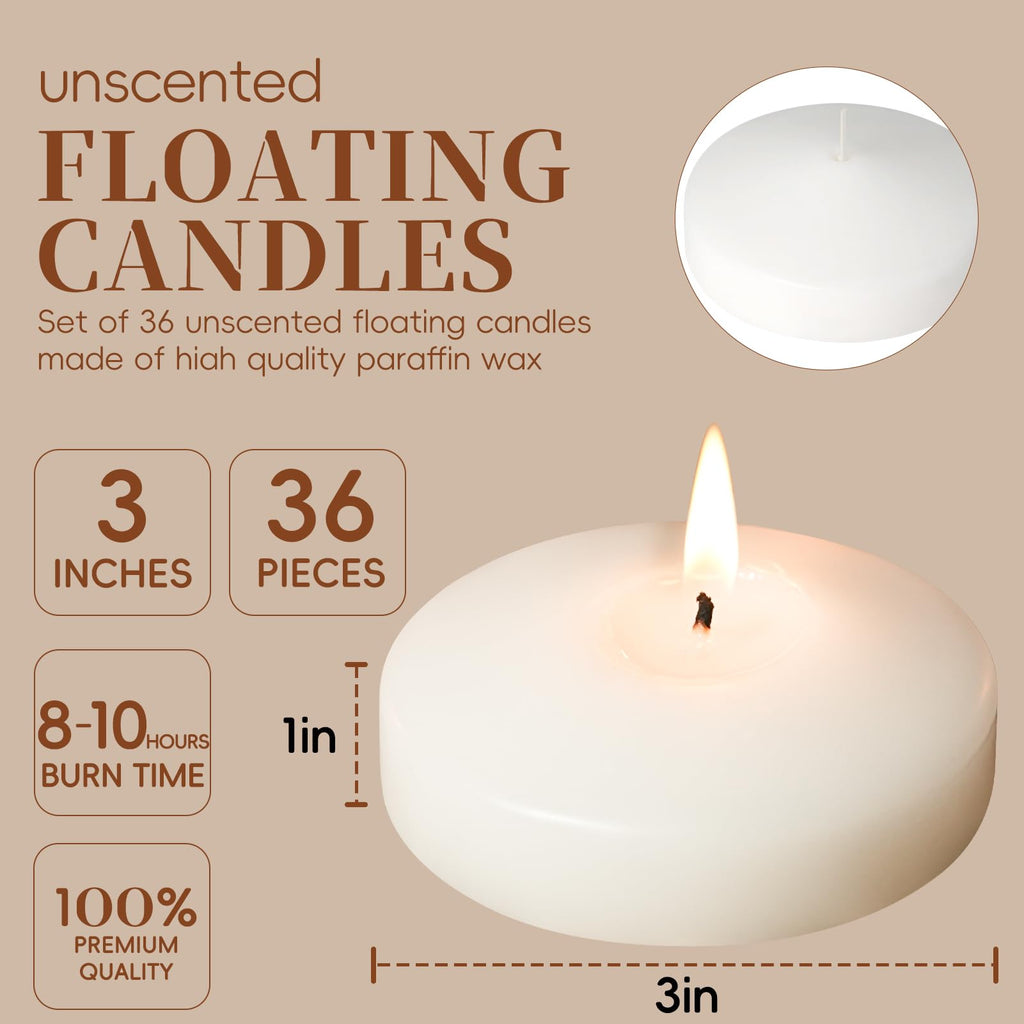 3 inch Floating Candles