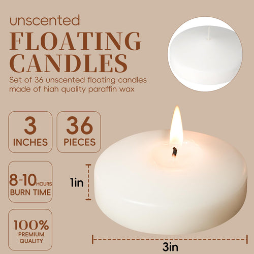 3 inch Floating Candles